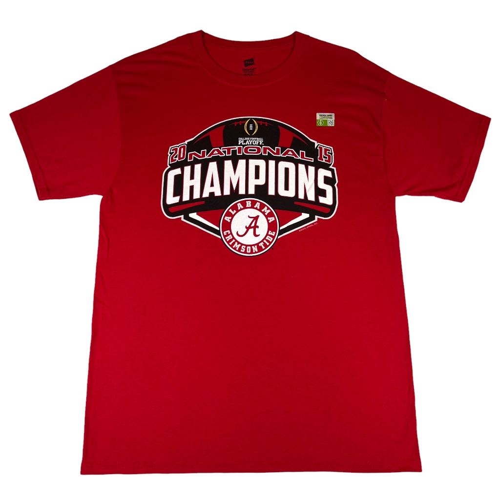Ncaa Alabama Crimson Tide 2015 National Champions Football Shirt Mens Medium